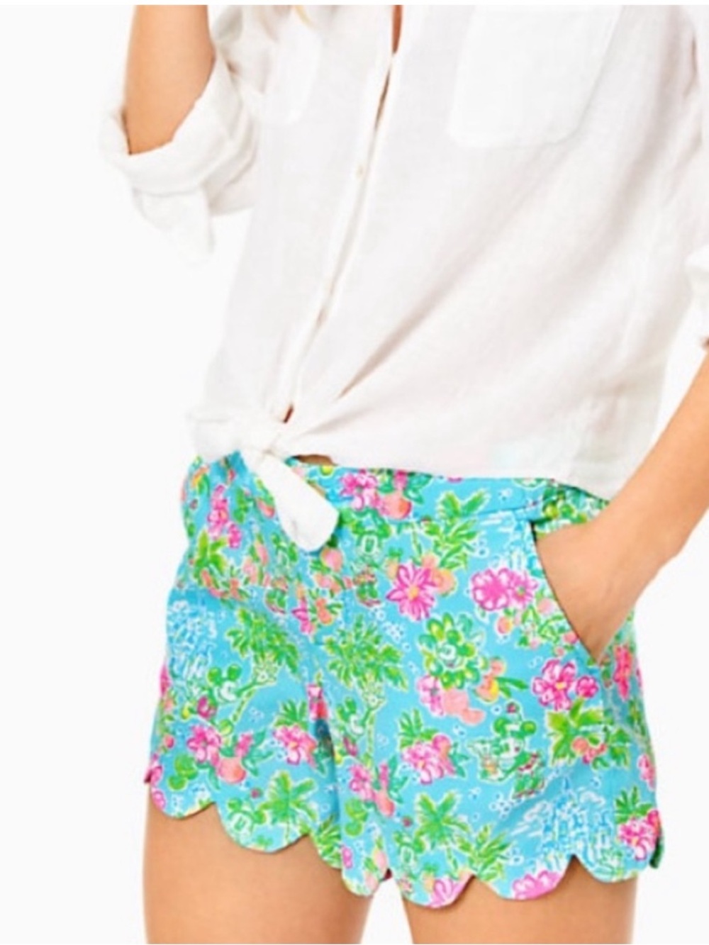 NWT Mickey/Minnie Mouse Buttercup Short Lilly Pulitzer Size 14